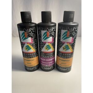 Vintage Shampoo-LA Looks-90’s Papaya Salon Repairing New Never Used Rare HTF.